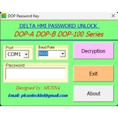 Delta DOP-B Series HMI Password Unlock Software Free Download-3