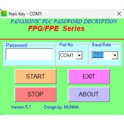 Panasonic FP-E PLC Password Unlock Software Free Download-3