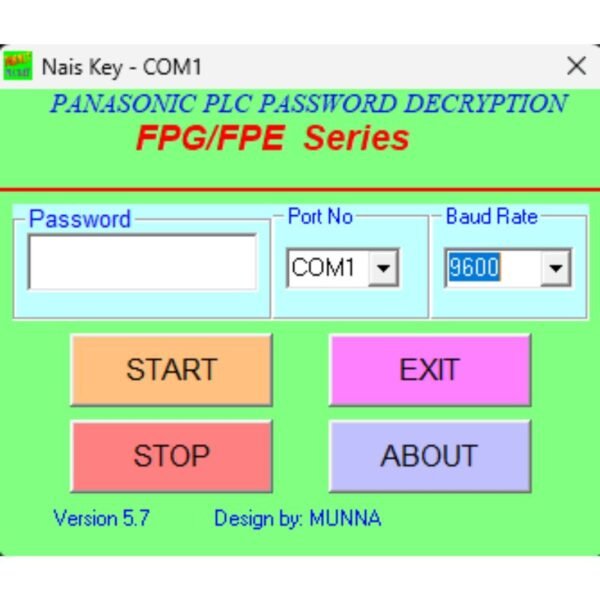 Panasonic FP-E PLC Password Unlock Software Free Download-3