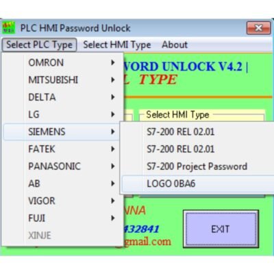Siemens LOGO PLC Password Unlock Software Free Fast Download-2