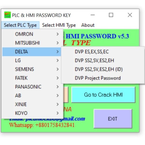 Delta PLC Password Unlock Software Free Download-3