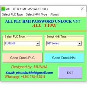 FUJI PLC Password Unlock Software Free Download-1