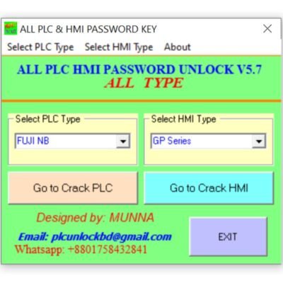 FUJI PLC Password Unlock Software Free Download-1