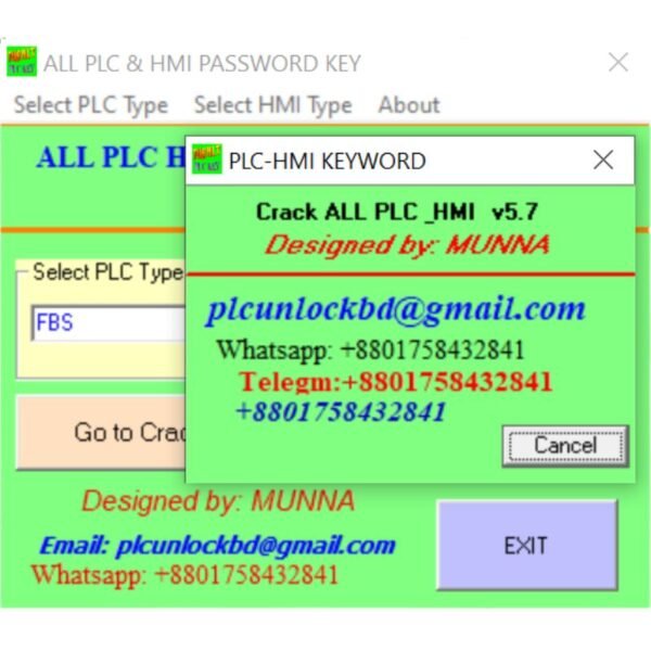 Fatek PLC Password Unlock Software Free Download-3