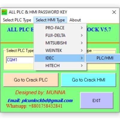 IDEC HMI Password Unlock Software Free Download-2