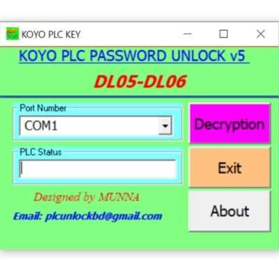 KOYO Direct LOGIC 05 PLC Password Unlock Software Free Download-3