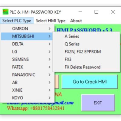 Mitsubishi PLC Password Unlock Software Free Download-2