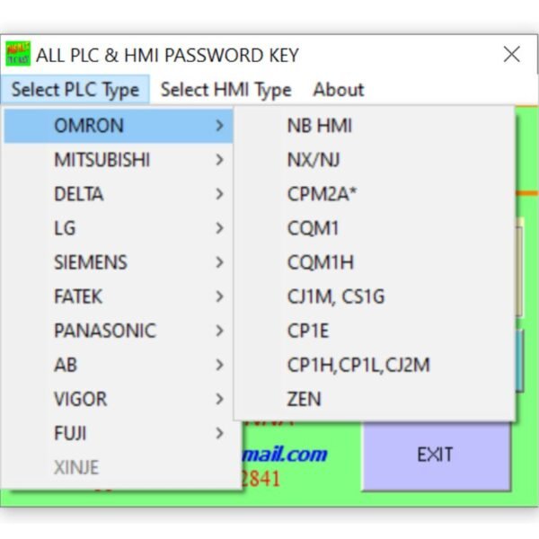 Omron PLC Password Unlock Software Free Download-2