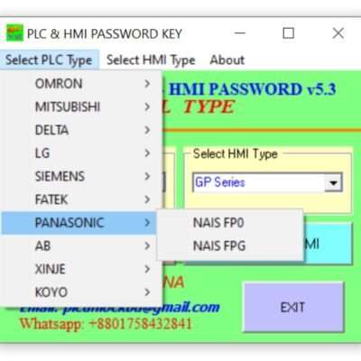 Panasonic PLC Password Unlock Software Free Download-3