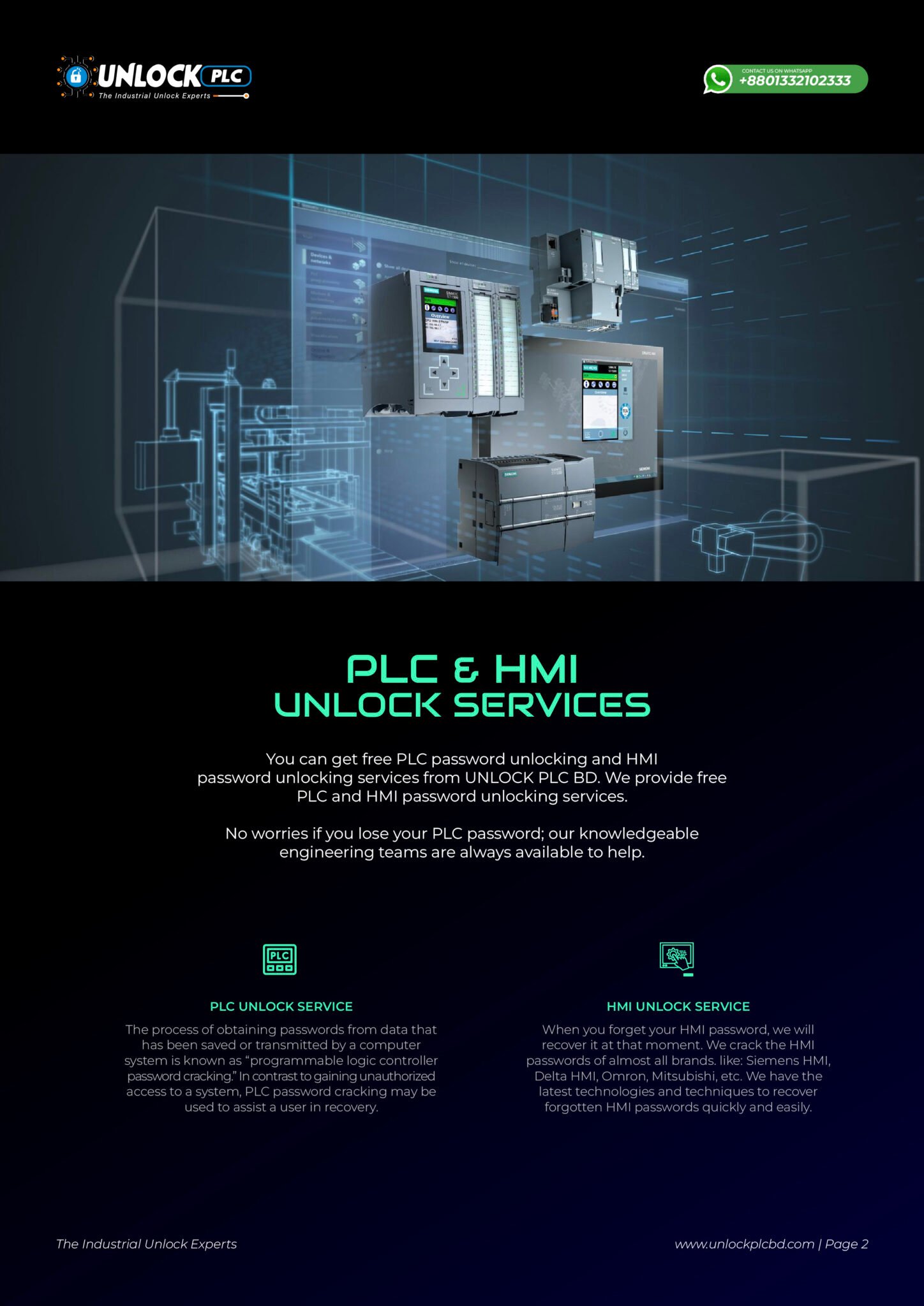 Company Profile - PLC unlock and Repair Sevices