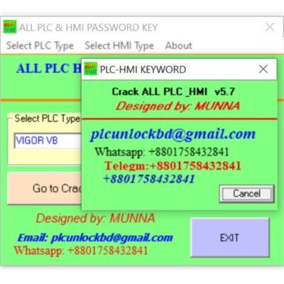 VIGOR PLC Password Unlock Software Free Download-3