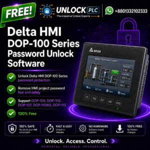Delta HMI DOP-100 Series Password Unlock Software – Free Download (Fast & Secure)