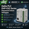 Delta PLC DVP-EX2 Series Password Unlock Software – Free Download (Latest Release)
