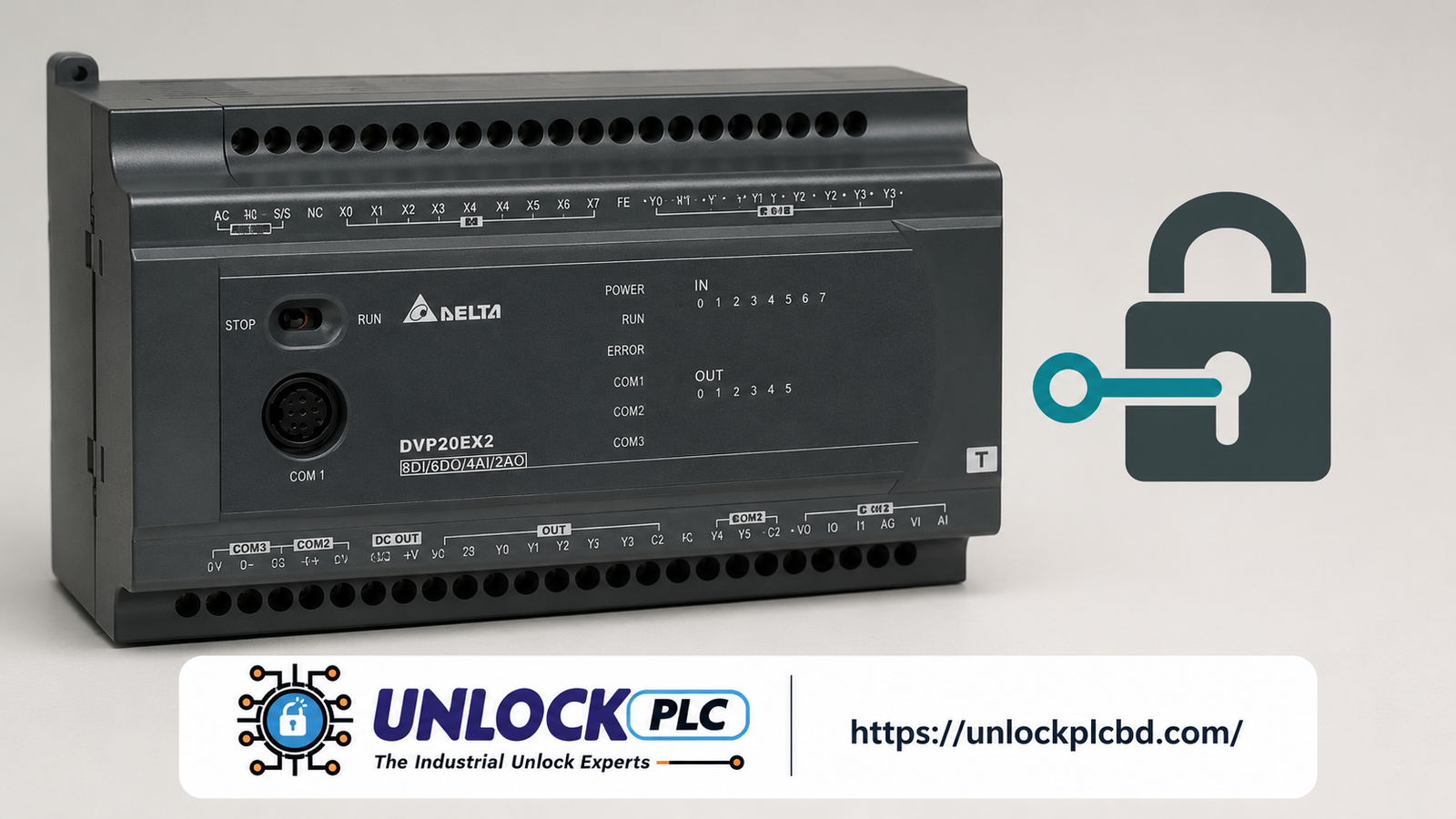 Delta PLC EX2 Series Password Unlock software free download-1